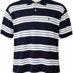 Ralph Lauren Navy White Striped Polo Shirt XXL